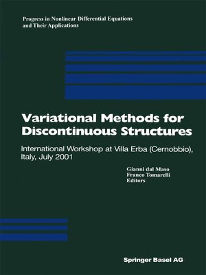 cover image of Variational Methods for Discontinuous Structures